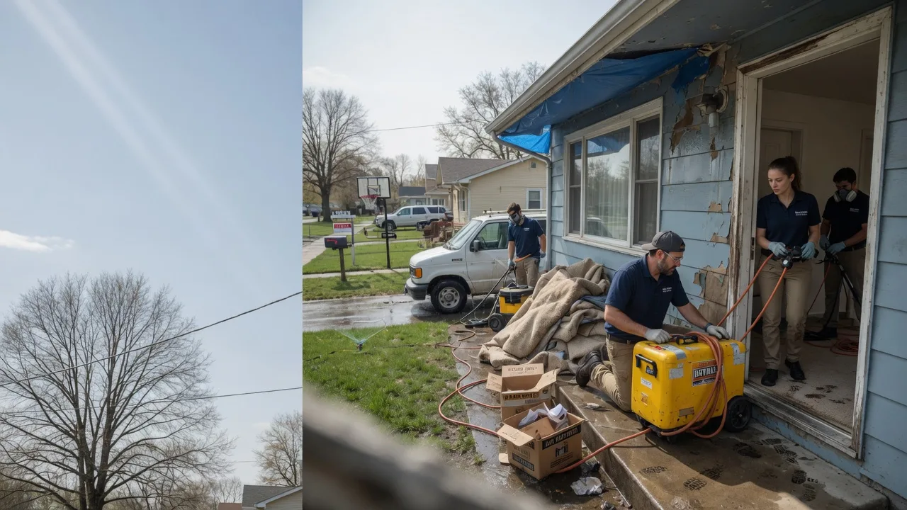 Basement Flood Cleanup in Gladys, VA near me
